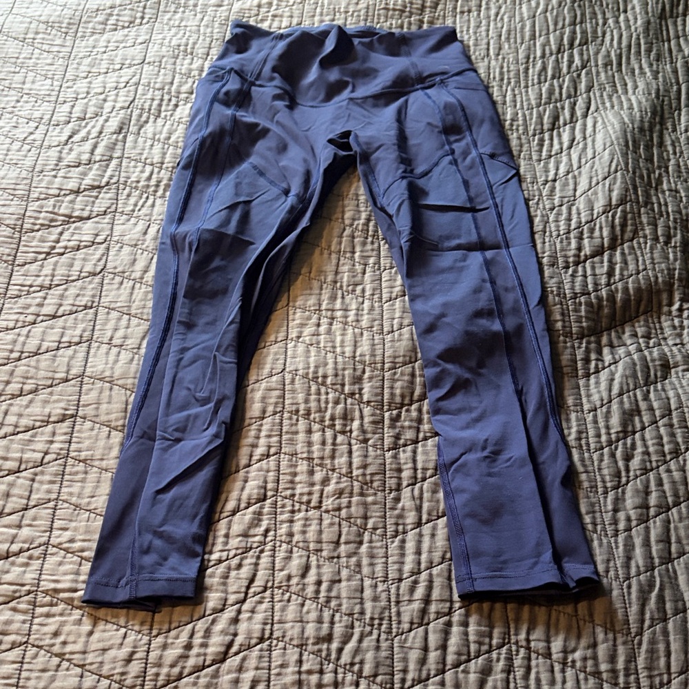 Blue Full Length Lululemon Leggings